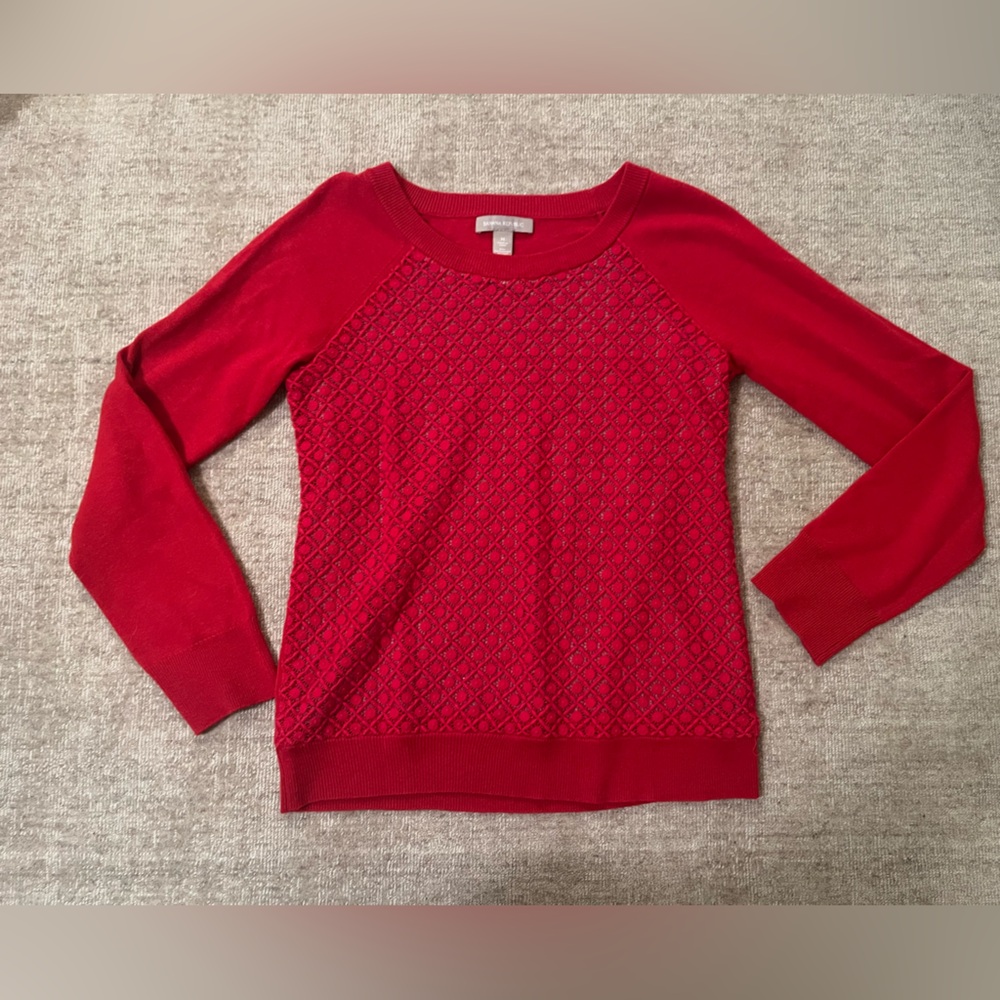 Banana republic eyelet sweater